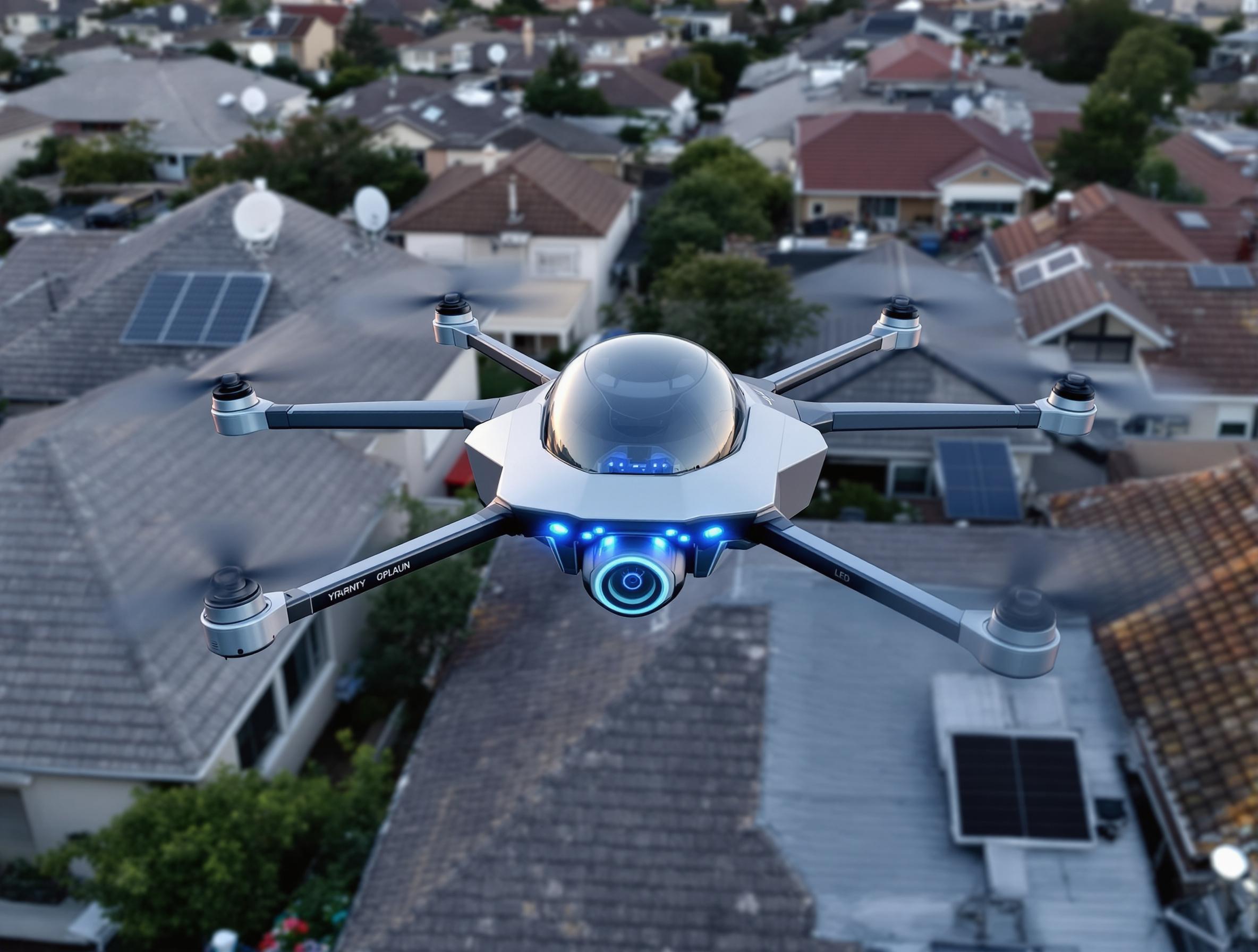 Analyse des images de toiture capturées par drone